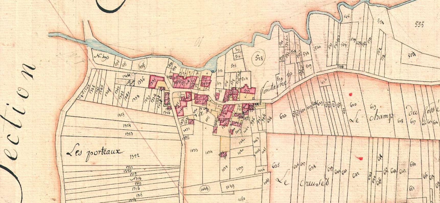 Plan napoleonien la fontaine