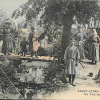 Passerelle sur le Taillon