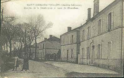 St ciers 1912 groupe scolaire et gendarmerie 1